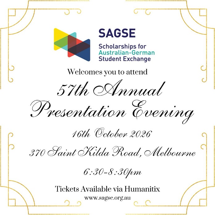 57th SAGSE Scholarship Presentation
