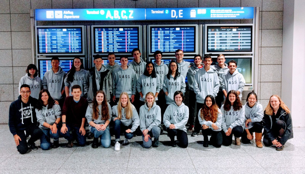 SAGSE Students arrive in Germany